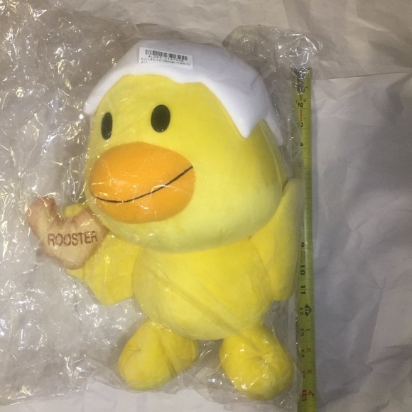Toreba tabekko small bird (rooster) big plushy - Picture 3 of 8